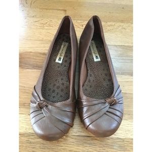American Eagle brown dress ballerina flats size 8